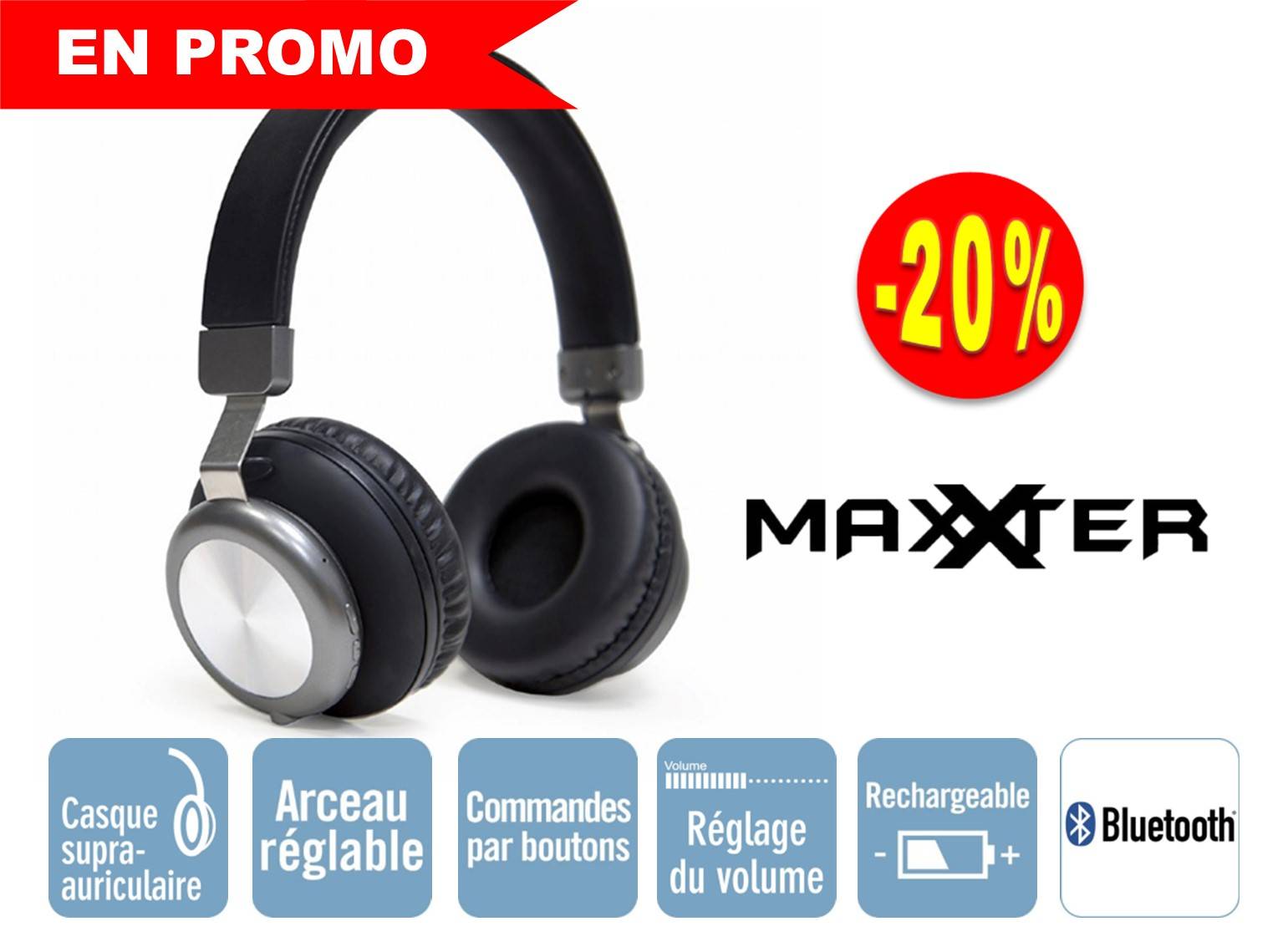 Casque audio enfants Maxxter