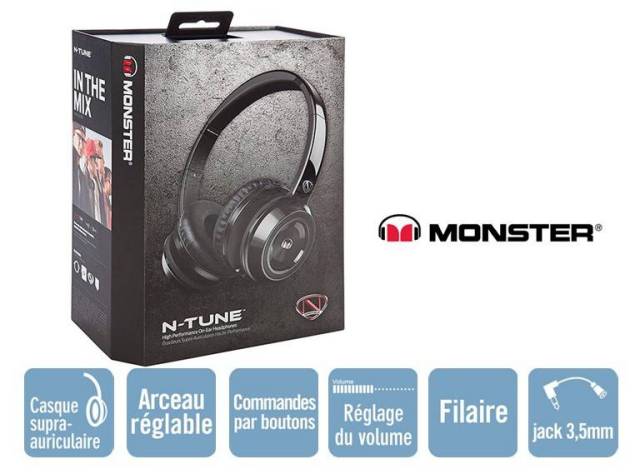 Casque Monster N-tune