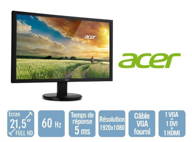 cran Acer K222HQL