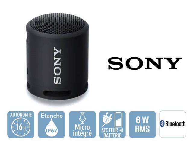 Enceinte Bluetooth SONY Extra-Bass SRSXB13